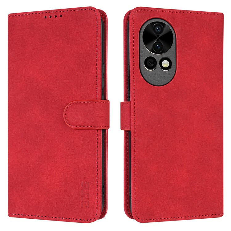 AZNS For Huawei nova 13 Case PU Leather Wallet Phone Cover - Red