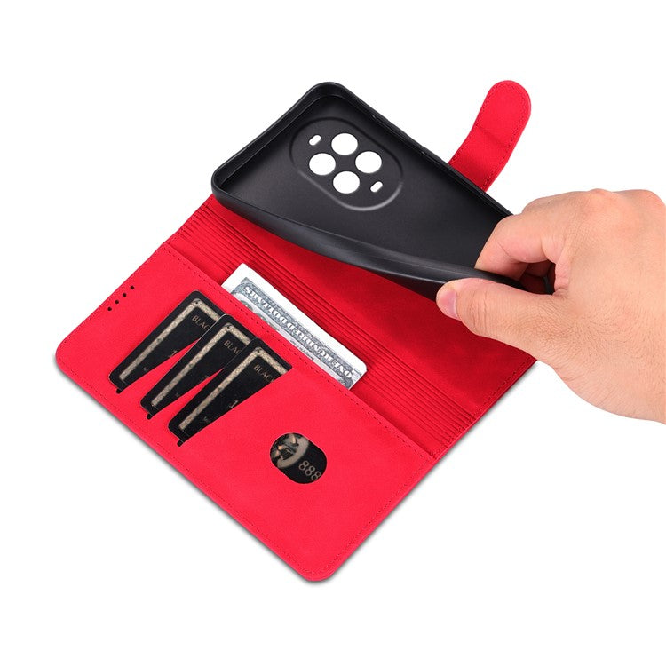 AZNS For Huawei nova 13 Pro 5G Case PU Leather Wallet Phone Cover - Red