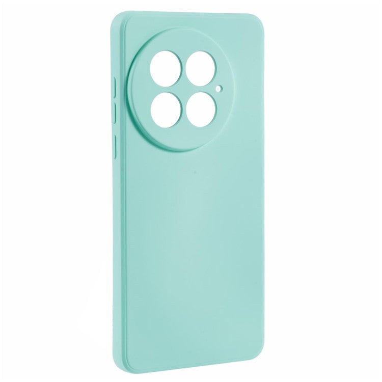 For OnePlus 13 Case TPU Back Soft Anti-Scratch Fiber Lining Phone Cover - Baby Blue