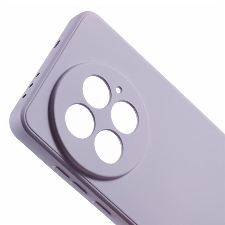 For OnePlus 13 Case TPU Back Soft Anti-Scratch Fiber Lining Phone Cover - Purple