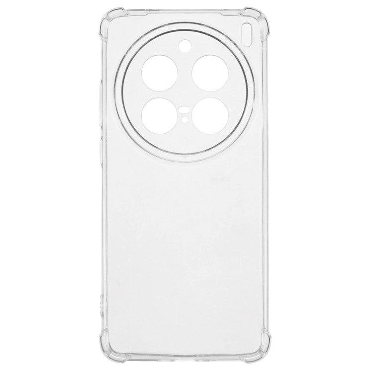For vivo X200 Pro 5G Phone Case Reinforced Four Corner Anti-Drop Clear TPU Cover