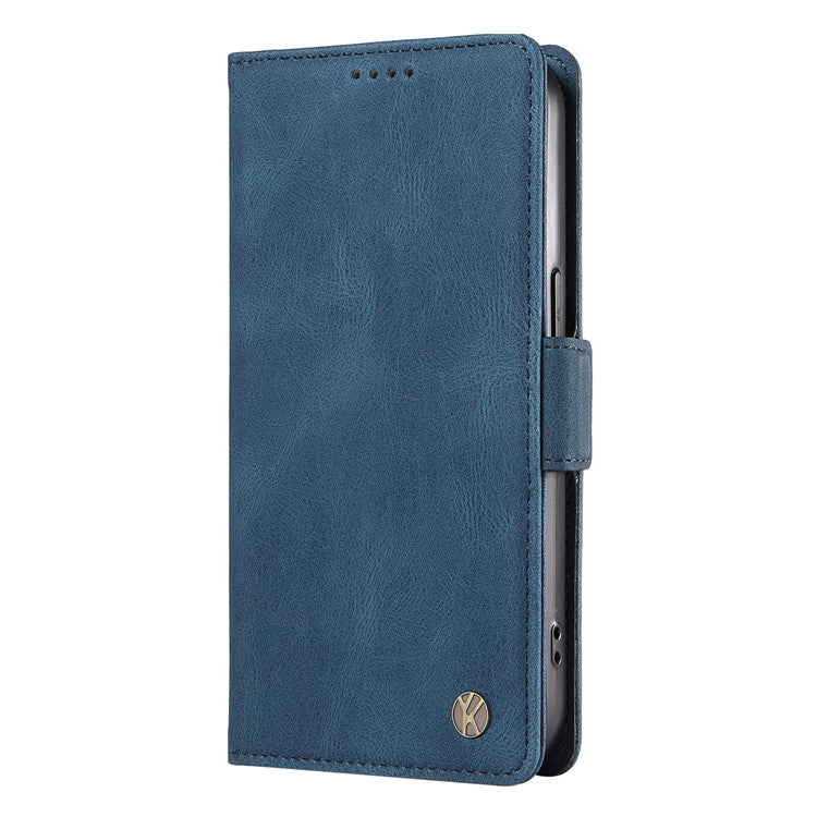 YIKATU YK-005 For Google Pixel 9a Case PU Leather Wallet Phone Cover Skin Touch Feeling - Blue