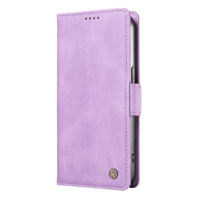 YIKATU YK-005 For Google Pixel 9a Case PU Leather Wallet Phone Cover Skin Touch Feeling - Purple