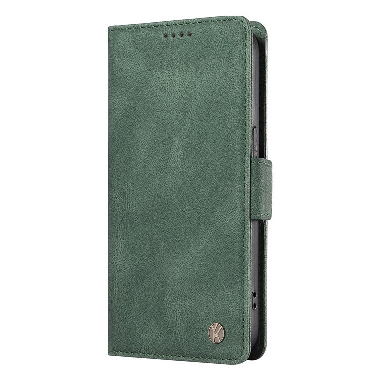 YIKATU YK-005 For Google Pixel 9a Case PU Leather Wallet Phone Cover Skin Touch Feeling - Green