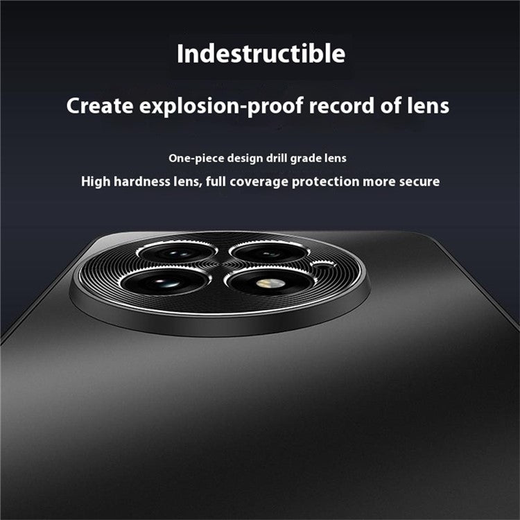 For OnePlus 13 Case CD Veins PC+TPU Anti-Slip Phone Back Cover - Black