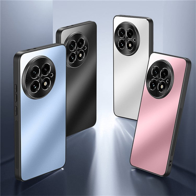 For OnePlus 13 Case CD Veins PC+TPU Anti-Slip Phone Back Cover - Black