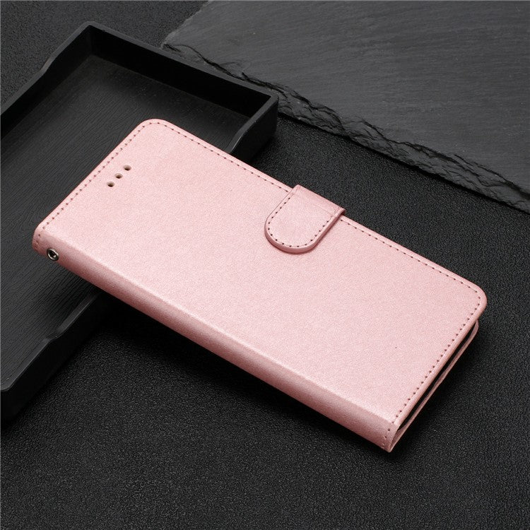 For OnePlus 13 Wallet Case Leather Folio Phone Cover Magnetic Clasp - Rose Gold