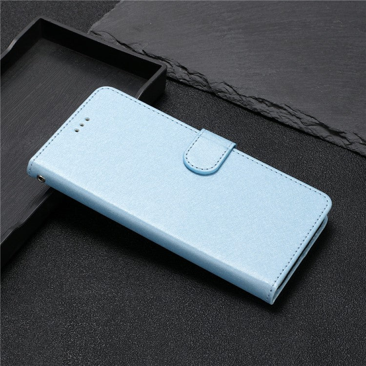 For OnePlus 13 Wallet Case Leather Folio Phone Cover Magnetic Clasp - Sky Blue