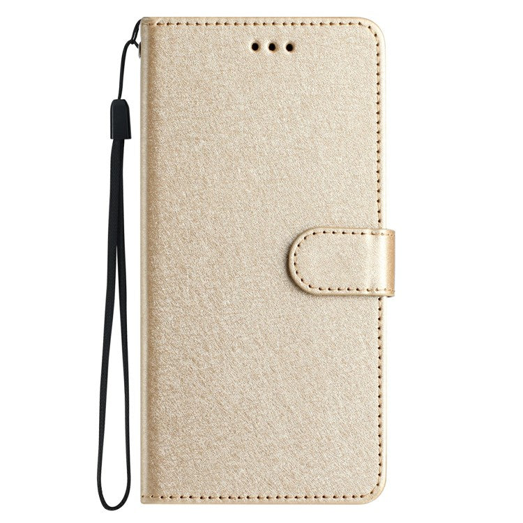 For OnePlus 13 Wallet Case Leather Folio Phone Cover Magnetic Clasp - Gold
