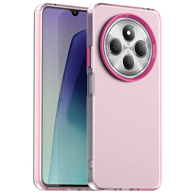 Phone Case for Xiaomi Poco C75 4G / Redmi 14C 4G / 14R 5G / A3 Pro 4G / A4 5G PC+TPU+PET Matte Back Cover - Red