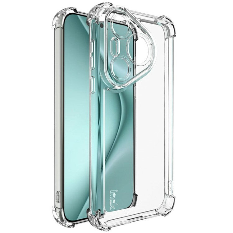 IMAK UX-4 Series Clear Phone Case for Huawei Pura 70 Four Corner Shockproof TPU Back Cover