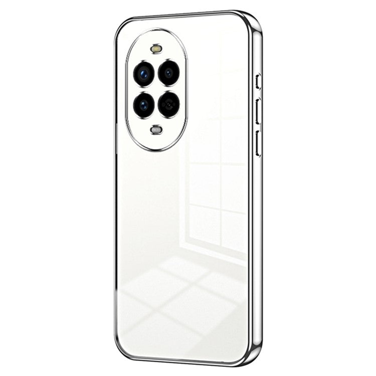 For Huawei nova 13 Pro 5G Case Electroplating Frame Soft TPU Phone Cover - Silver