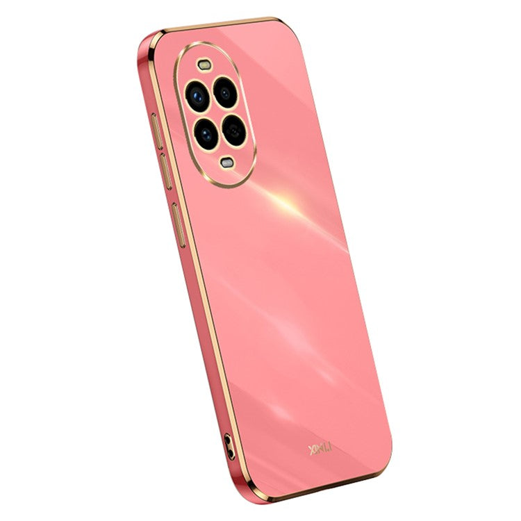 XINLI For Huawei nova 13 Pro 5G Case TPU Phone Cover with Electroplating Frame - Red