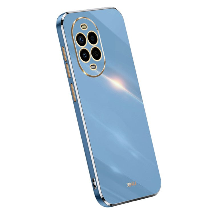XINLI For Huawei nova 13 Pro 5G Case TPU Phone Cover with Electroplating Frame - Blue