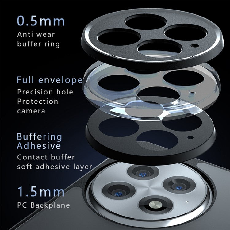 For OnePlus 13 Case TPU+PC Shockproof Clear Phone Cover