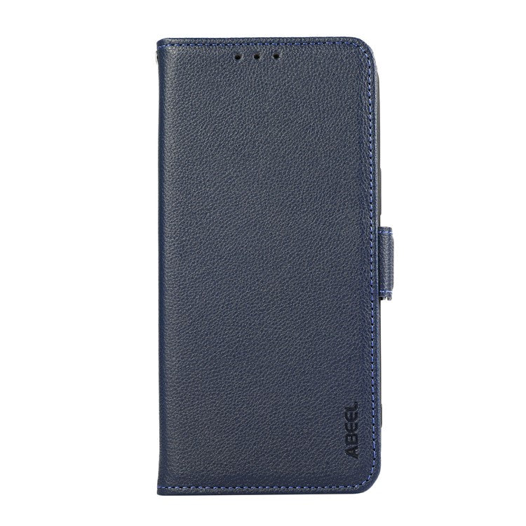 ABEEL For OnePlus 13 Case Litchi Texture Leather RFID Blocking Phone Cover - Blue