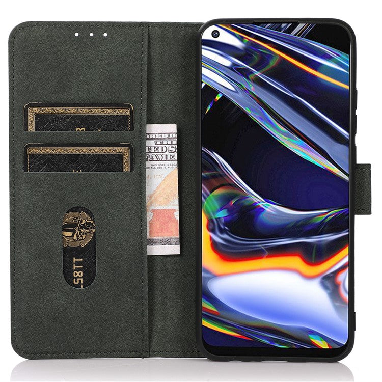 KHAZNEH For Motorola Moto G75 5G Stand Case PU Leather Wallet Phone Cover - Green