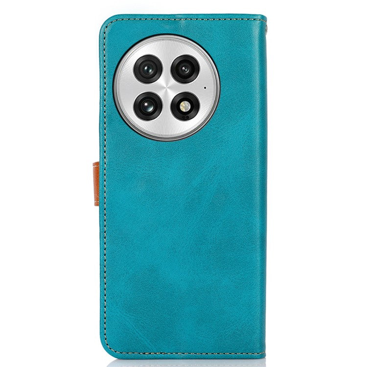KHAZNEH For OnePlus 13 Wallet Phone Case Stand Leather Flip Cover - Blue