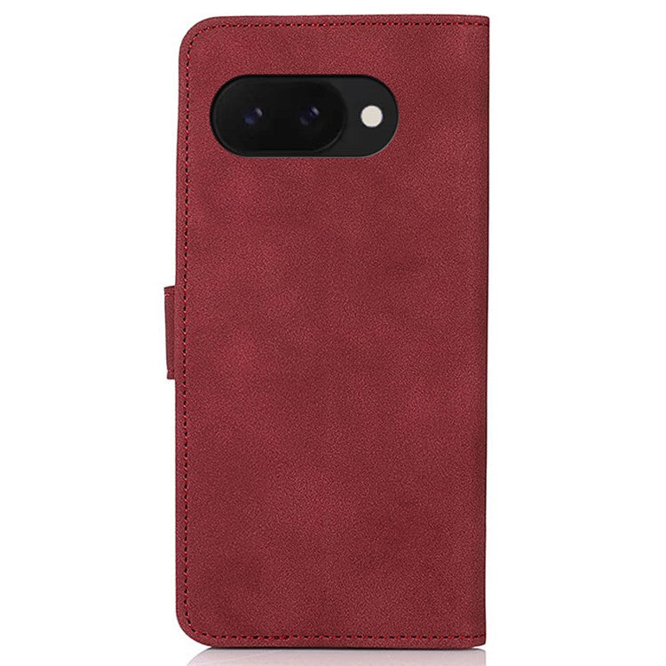 KHAZNEH For Google Pixel 9a Stand Case PU Leather Wallet Phone Cover - Red