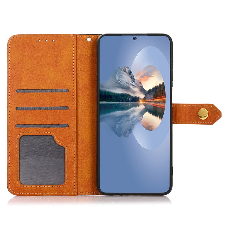 KHAZNEH For Motorola Moto G75 5G Wallet Phone Case Stand Leather Flip Cover - Blue