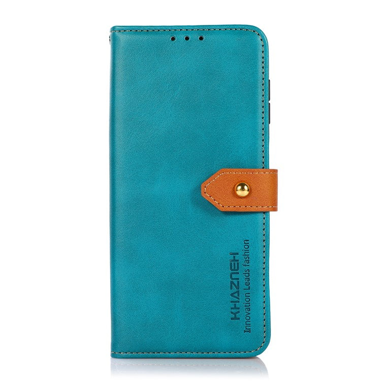 KHAZNEH For Motorola Moto G75 5G Wallet Phone Case Stand Leather Flip Cover - Blue