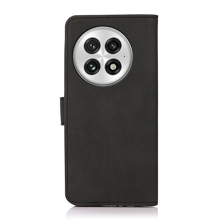 KHAZNEH For OnePlus 13 Stand Case PU Leather Wallet Phone Cover - Black