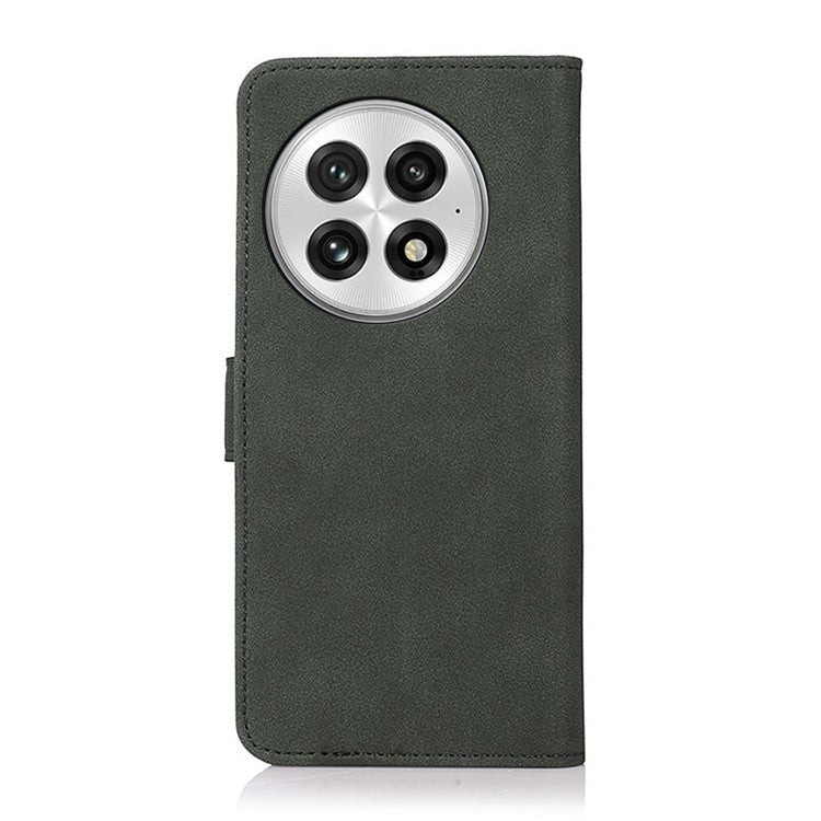 KHAZNEH For OnePlus 13 Stand Case PU Leather Wallet Phone Cover - Green