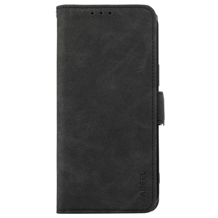 ABEEL For OnePlus 13 Case PU Leather Folio Stand View RFID Blocking Phone Cover - Black
