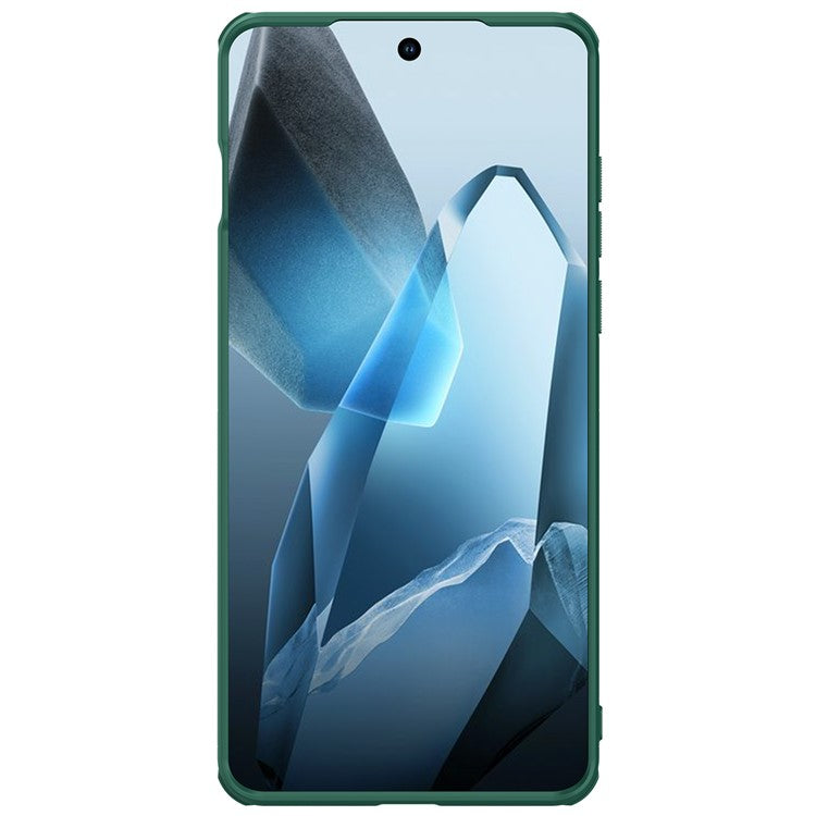 NILLKIN Frosted Shield Pro For OnePlus 13 Case Matte PC+TPU Phone Cover - Green