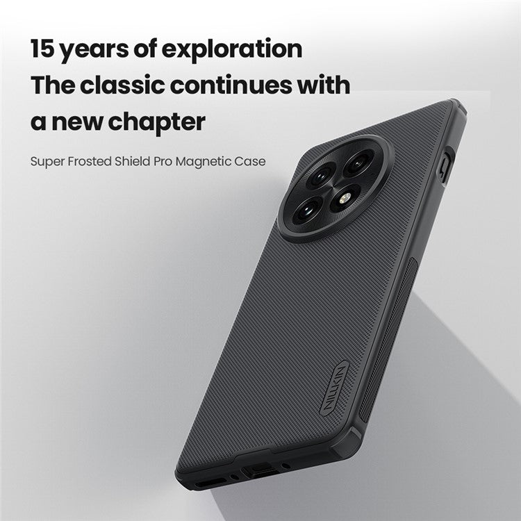 NILLKIN Frosted Shield Pro for OnePlus 13 Case Compatible with MagSafe PC+TPU Phone Cover