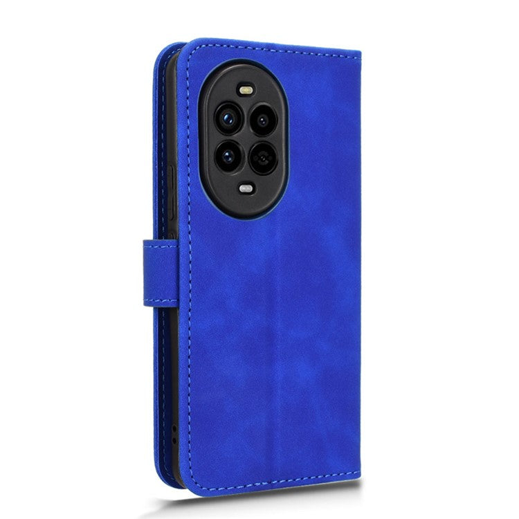 For Huawei nova 13 Pro 5G Leather Case Skin-Feel Anti-Drop Wallet Flip Phone Cover - Blue