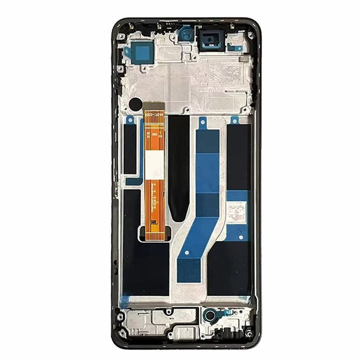 For Realme 10 Pro 5G Grade B LCD Screen and Digitizer Assembly + Frame Part (Without Logo) - Black