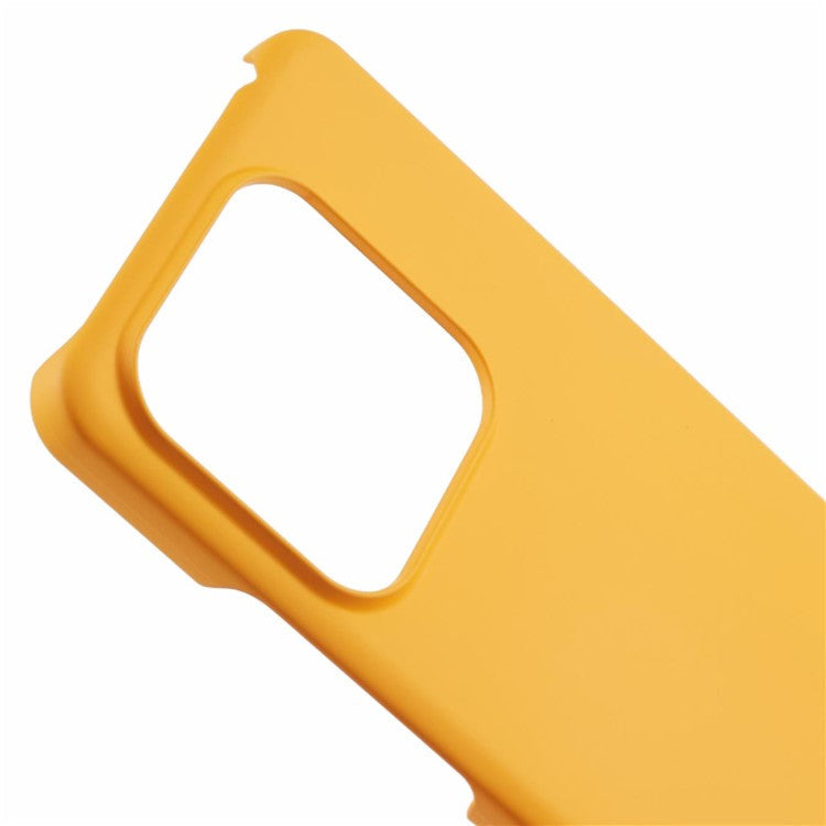 For Xiaomi Redmi Note 14 5G Case Hard PC Frosted Minimalist Phone Cover - Yellow