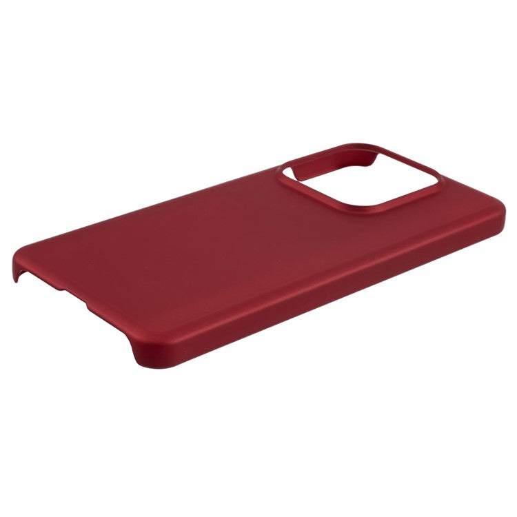 For Xiaomi Redmi Note 14 5G Case Hard PC Frosted Minimalist Phone Cover - Red