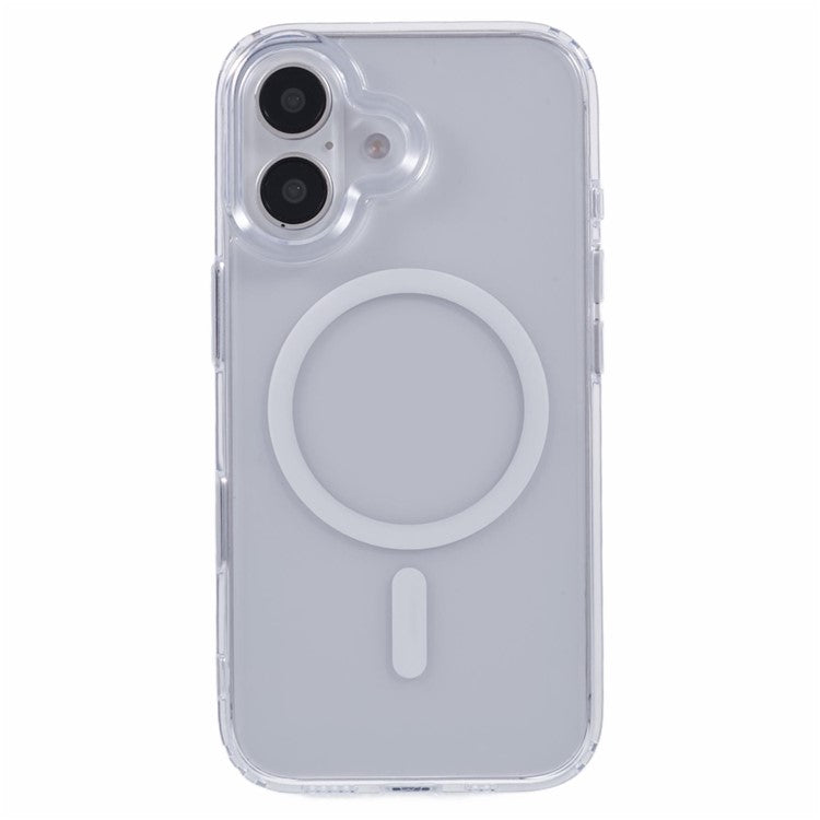 For iPhone 16 Case Compatible with MagSafe TPU+Acrylic Phone Cover with Camera Control Button