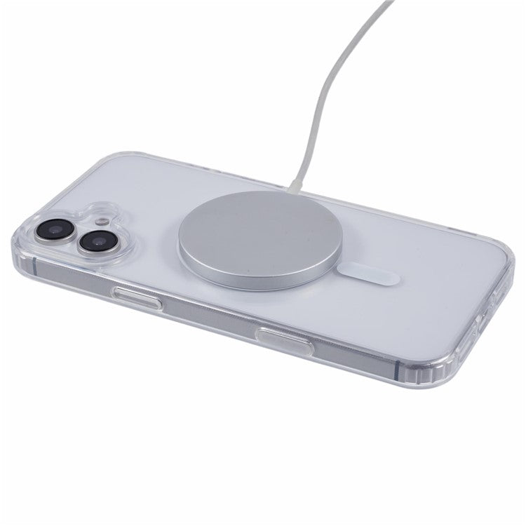 For iPhone 16 Case Compatible with MagSafe TPU+Acrylic Phone Cover with Camera Control Button