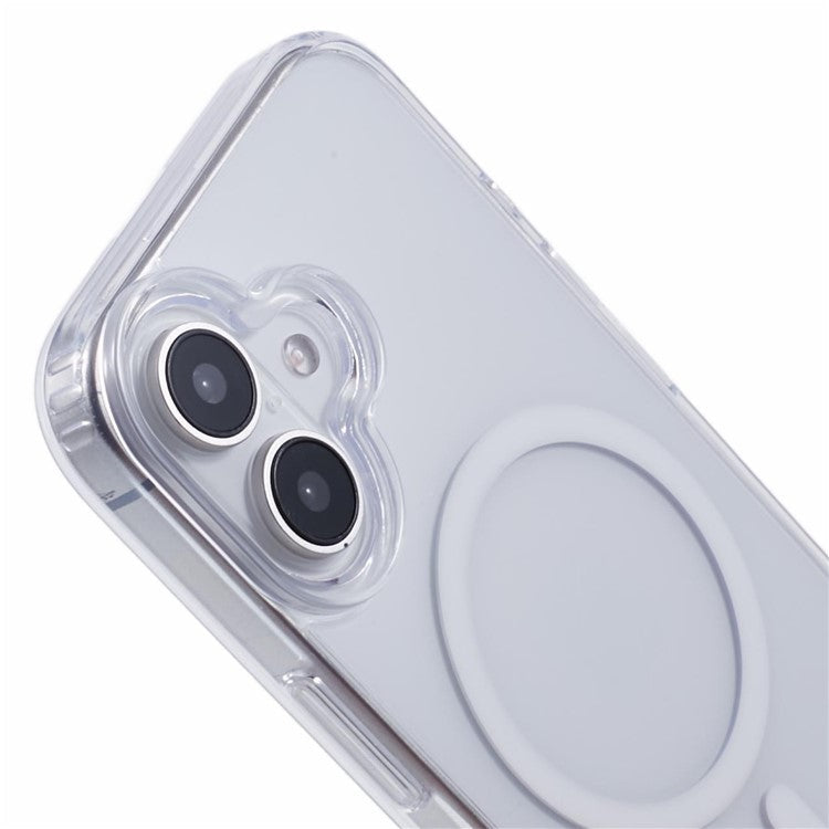 For iPhone 16 Case Compatible with MagSafe TPU+Acrylic Phone Cover with Camera Control Button