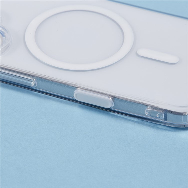 For iPhone 16 Case Compatible with MagSafe TPU+Acrylic Phone Cover with Camera Control Button
