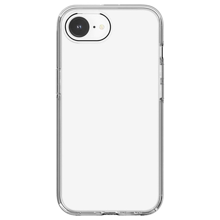 For iPhone 16e Case Thickened Shockproof TPU+PC Clear Back Cover - Transparent