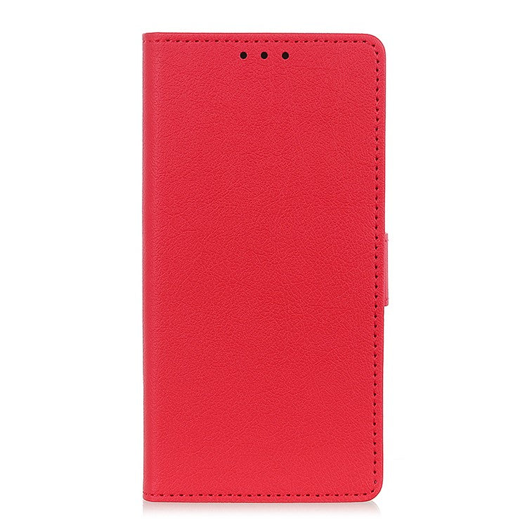 For OnePlus 13 Case PU Leather Stand Wallet Phone Cover - Red