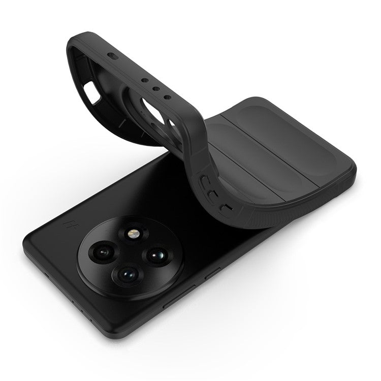 For OnePlus 13 Case Anti-Drop Soft TPU Rugged Phone Back Cover - Black