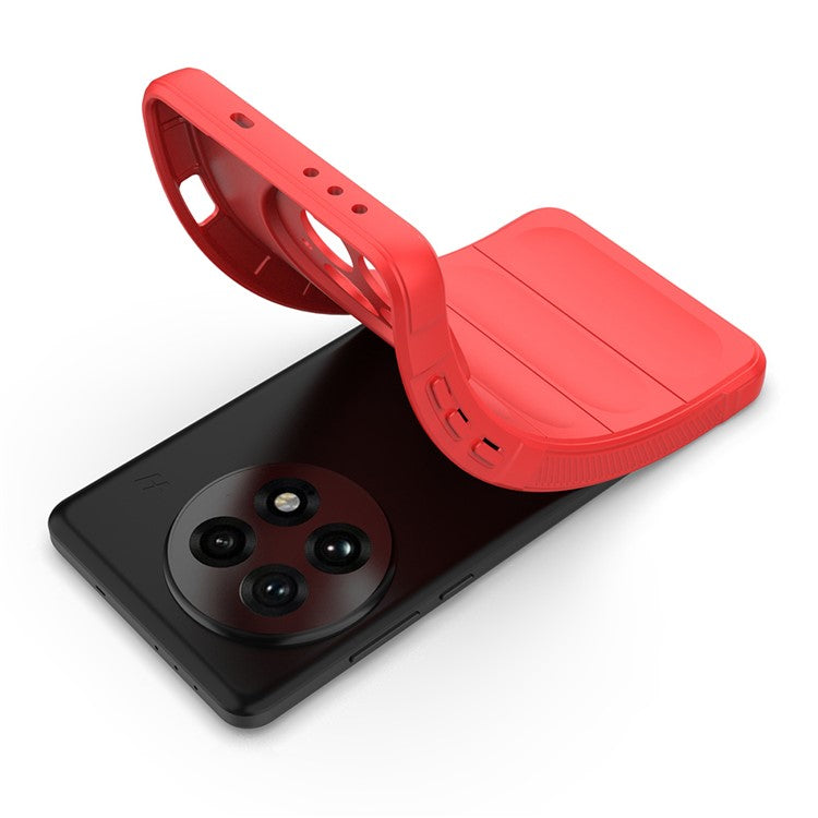 For OnePlus 13 Case Anti-Drop Soft TPU Rugged Phone Back Cover - Red