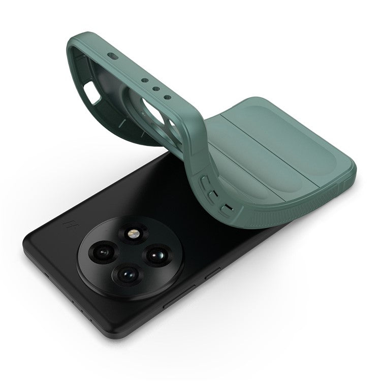 For OnePlus 13 Case Anti-Drop Soft TPU Rugged Phone Back Cover - Green