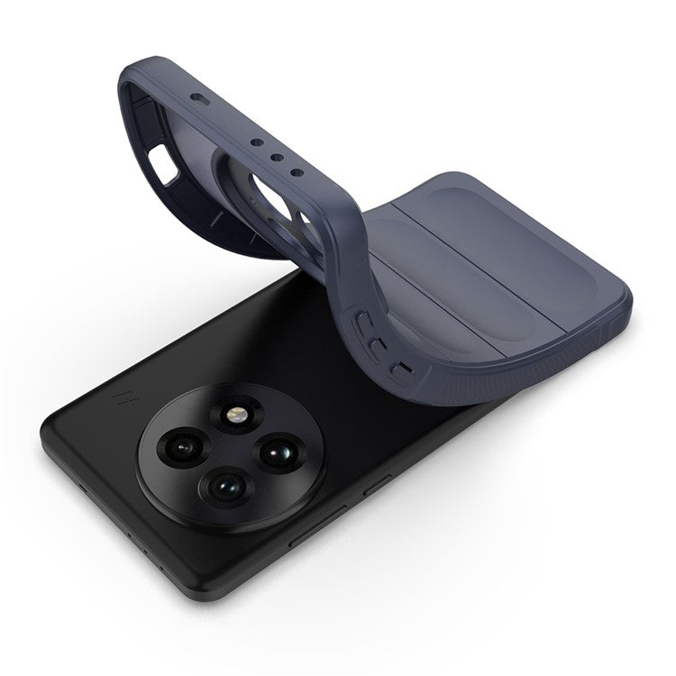 For OnePlus 13 Case Anti-Drop Soft TPU Rugged Phone Back Cover - Dark Blue