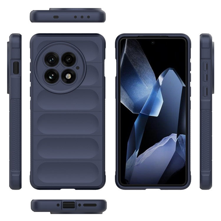 For OnePlus 13 Case Anti-Drop Soft TPU Rugged Phone Back Cover - Dark Blue