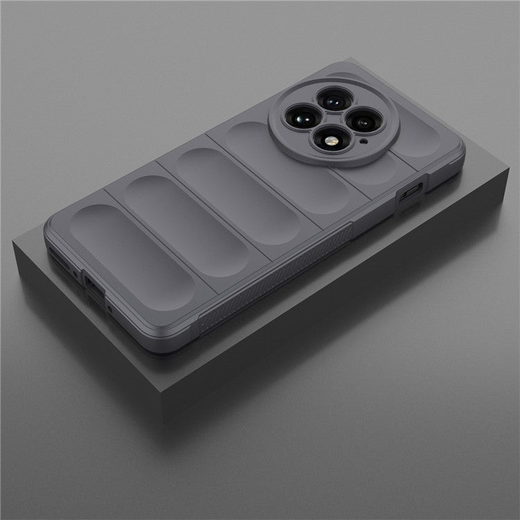 For OnePlus 13 Case Anti-Drop Soft TPU Rugged Phone Back Cover - Dark Grey