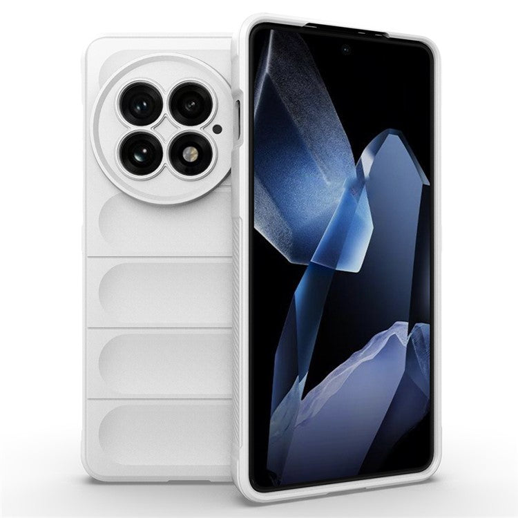 For OnePlus 13 Case Anti-Drop Soft TPU Rugged Phone Back Cover - White