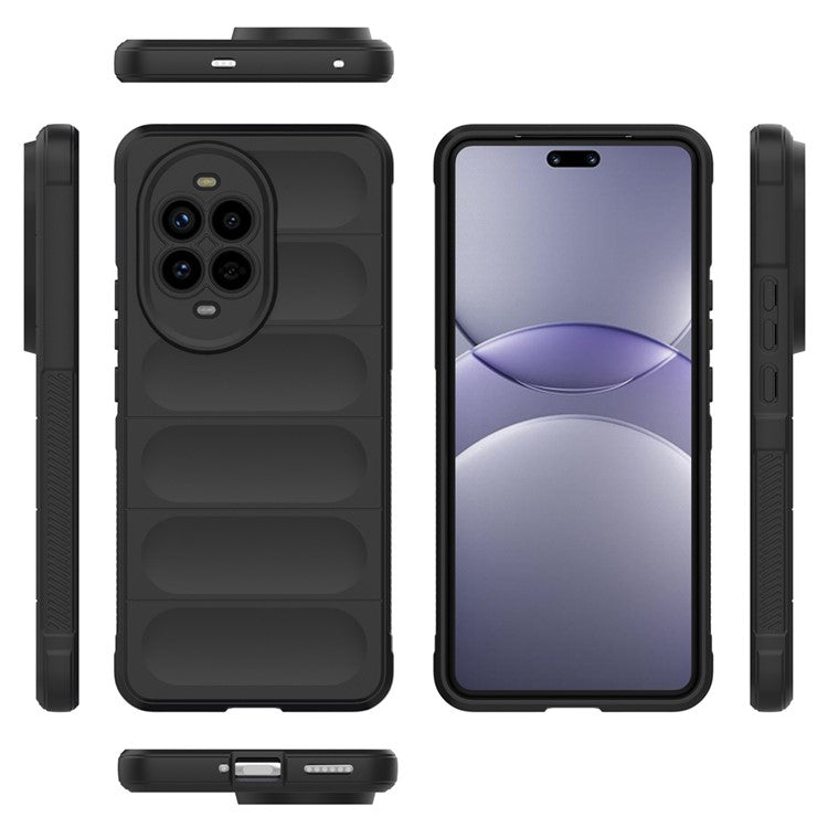 For Huawei nova 13 Pro 5G Case Anti-Drop Soft TPU Rugged Phone Back Cover - Black