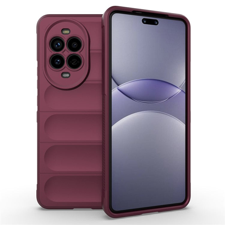 For Huawei nova 13 Pro 5G Case Anti-Drop Soft TPU Rugged Phone Back Cover - Wine Red