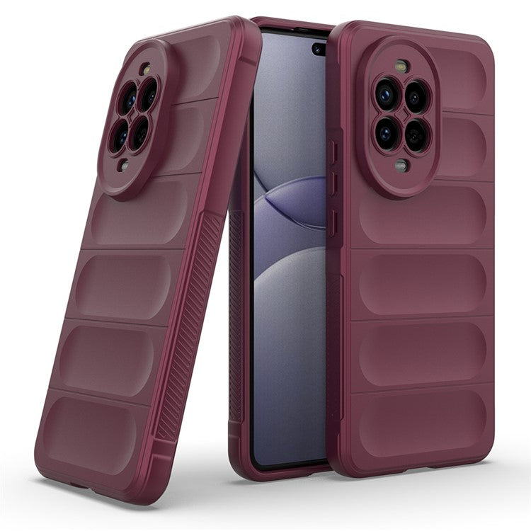 For Huawei nova 13 Pro 5G Case Anti-Drop Soft TPU Rugged Phone Back Cover - Wine Red
